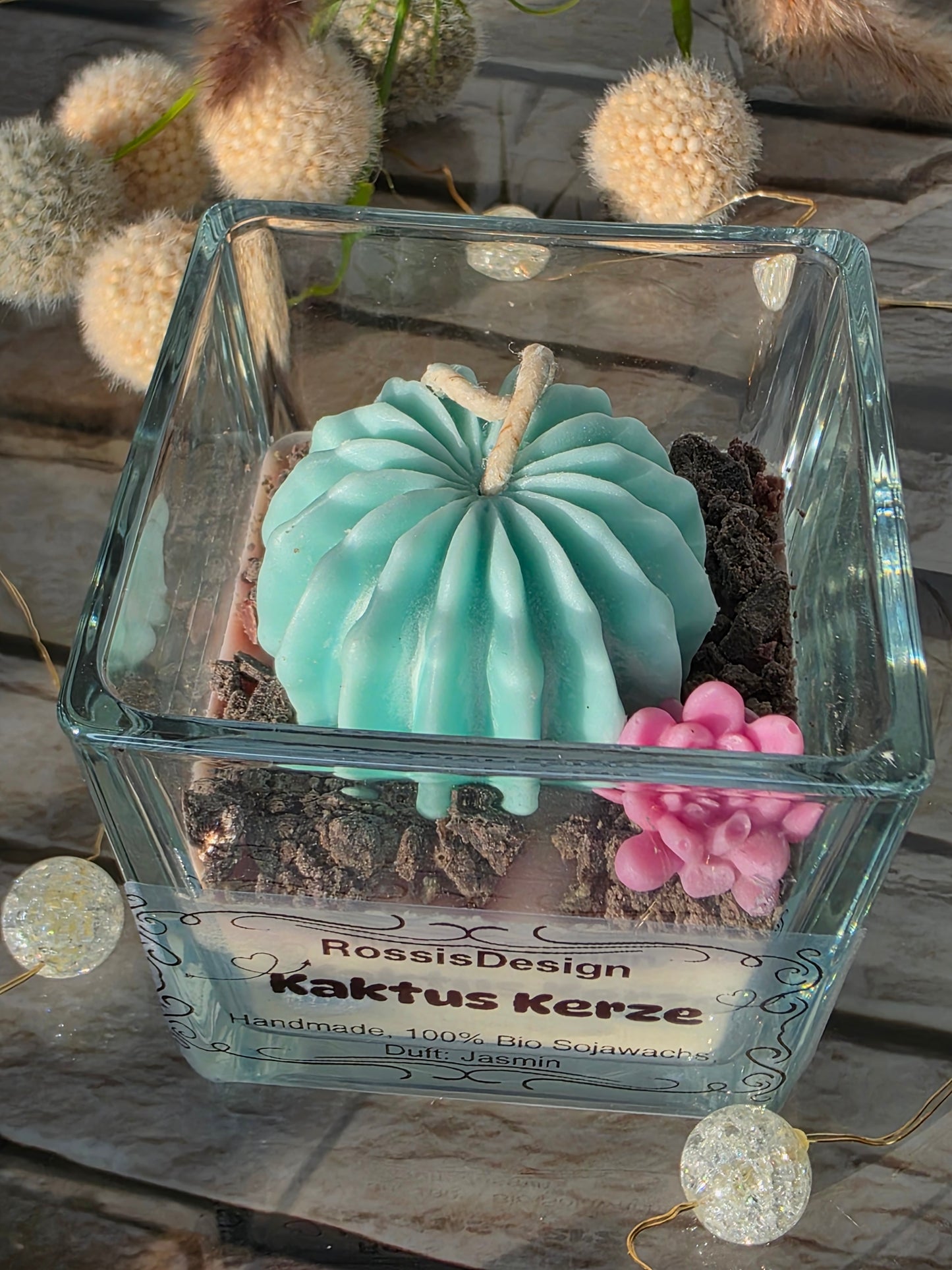 Kaktus Kerze Jasmin