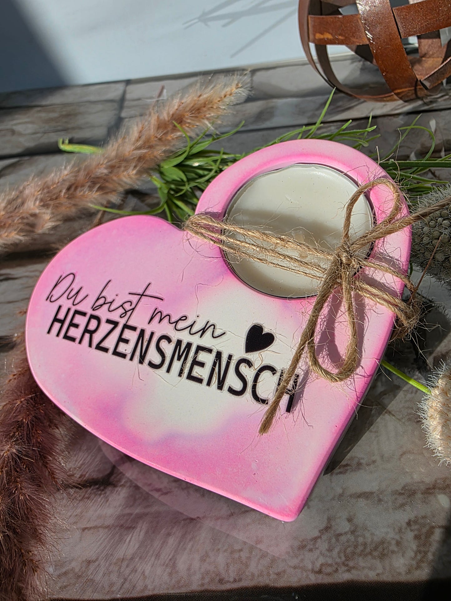 Herzensmensch rosa Keraflott