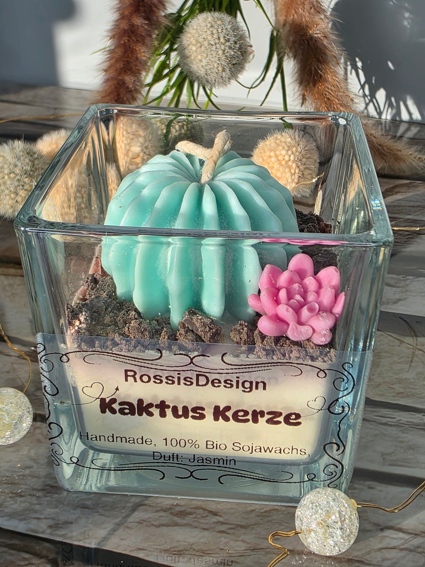Kaktus Kerze Jasmin