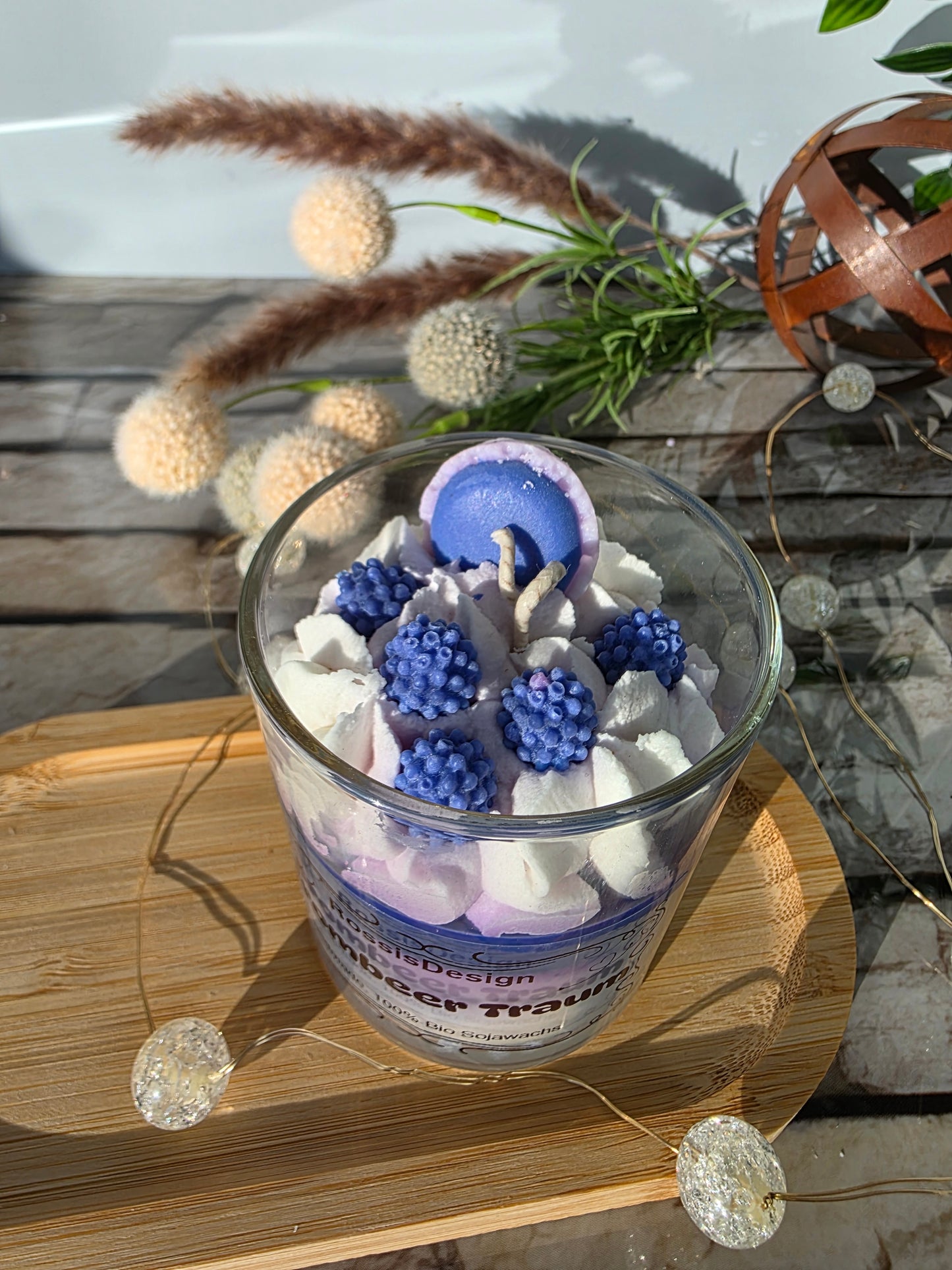 Brombeer Traum Kerze