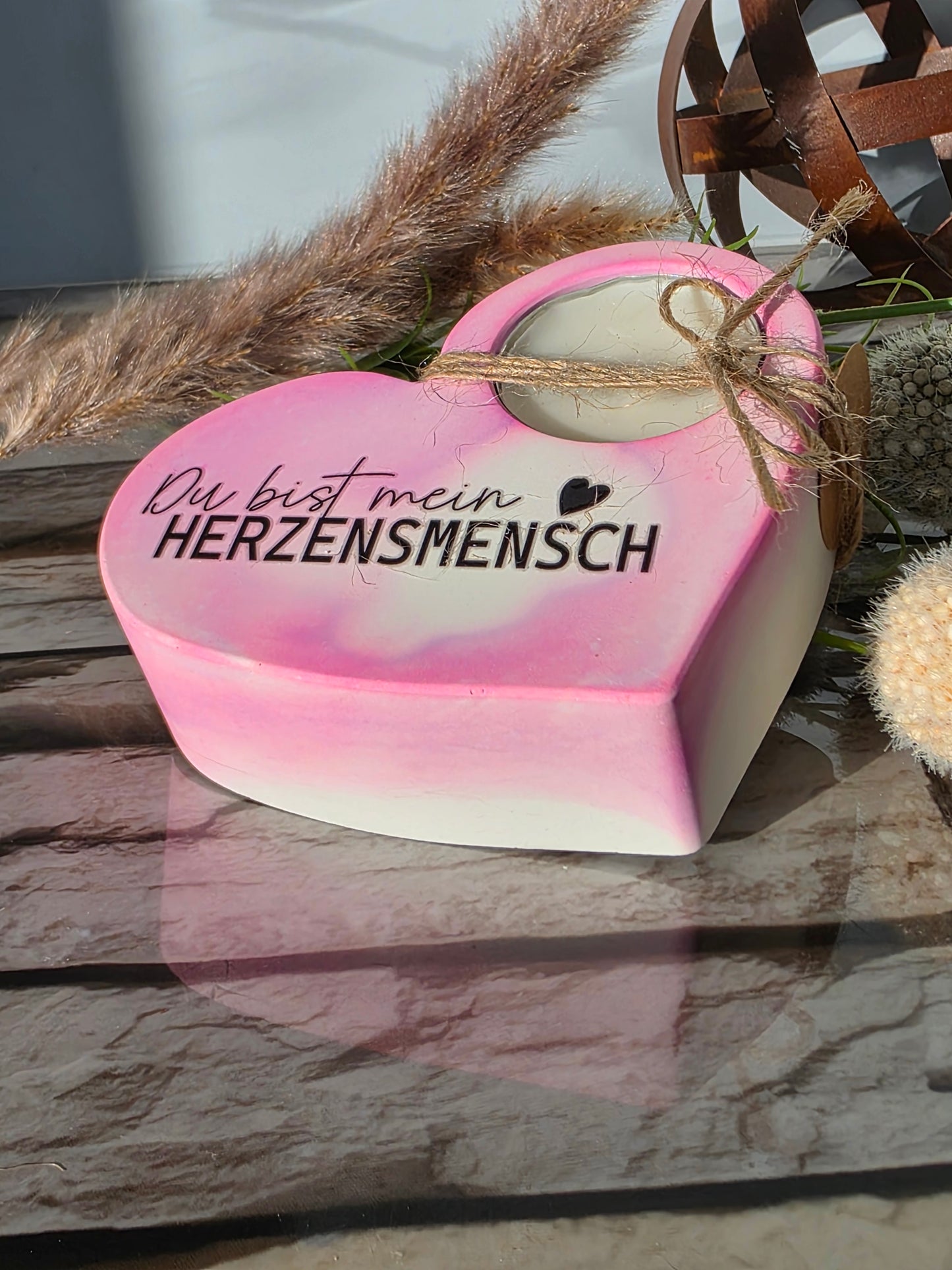 Herzensmensch rosa Keraflott